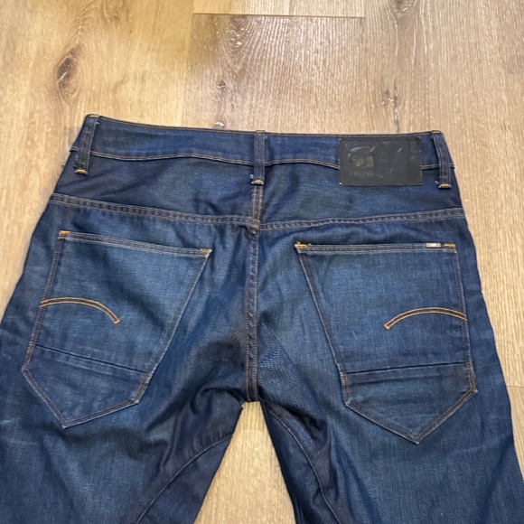 G Star Raw Jeans Men 32x34 Blue Arc 3D Slim Denim Pants, Pre-Owned - Picture 11 of 11